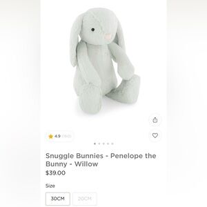 Jamie Kay Snuggle Bunny Willow NIB